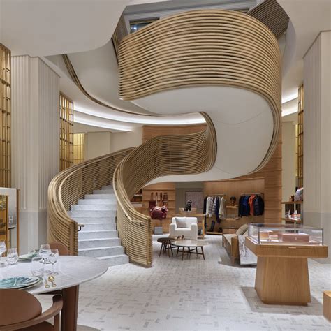 hermes sydney flagship stairs.